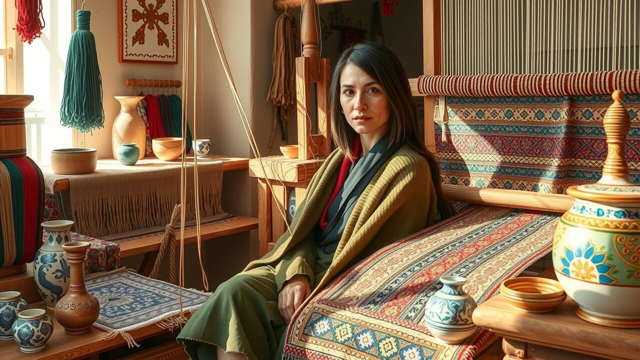 Why do Moroccan rugs have fringe on one side?